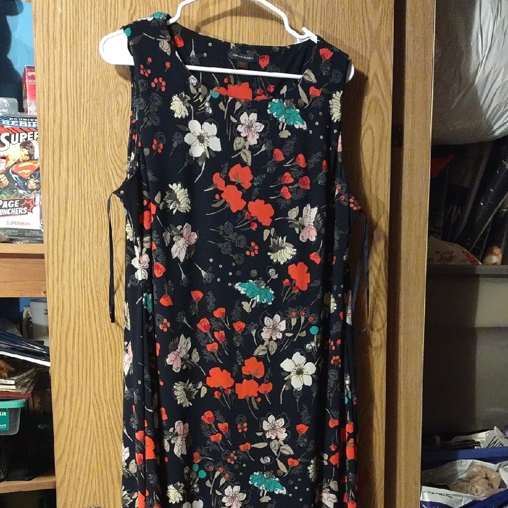 Tommy Hilfiger Black Floral Maxi Dress